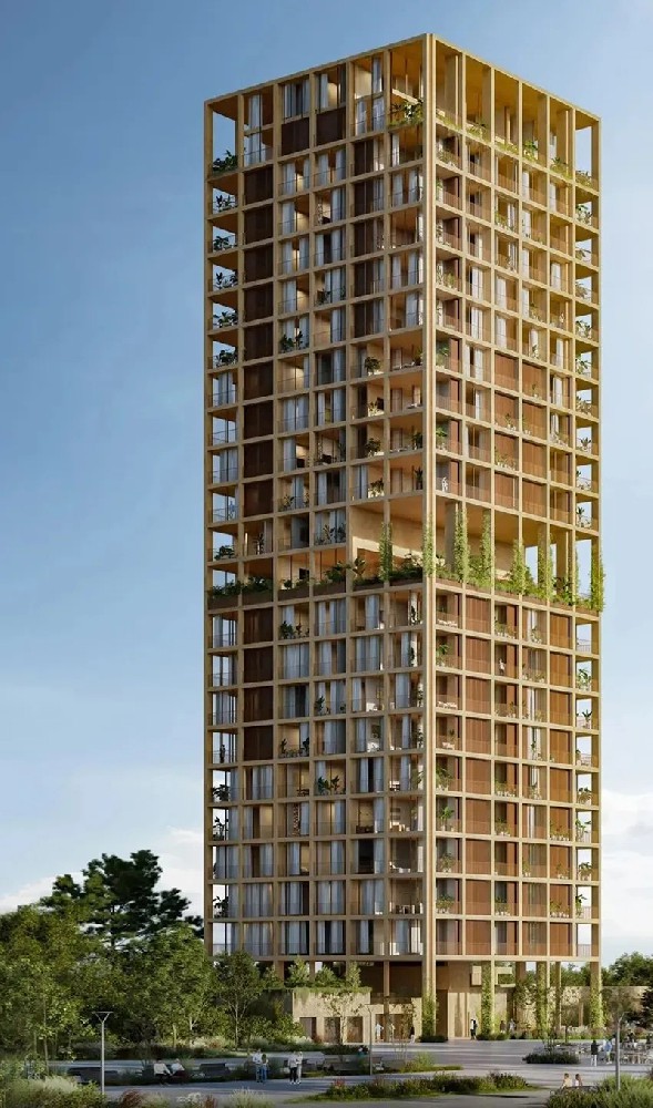 巴拉圭首都新地標！一座網格化的摩天大樓