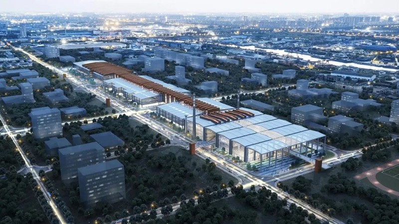 上海大學上海美術學院設計方案許是世界上最長的高校建筑